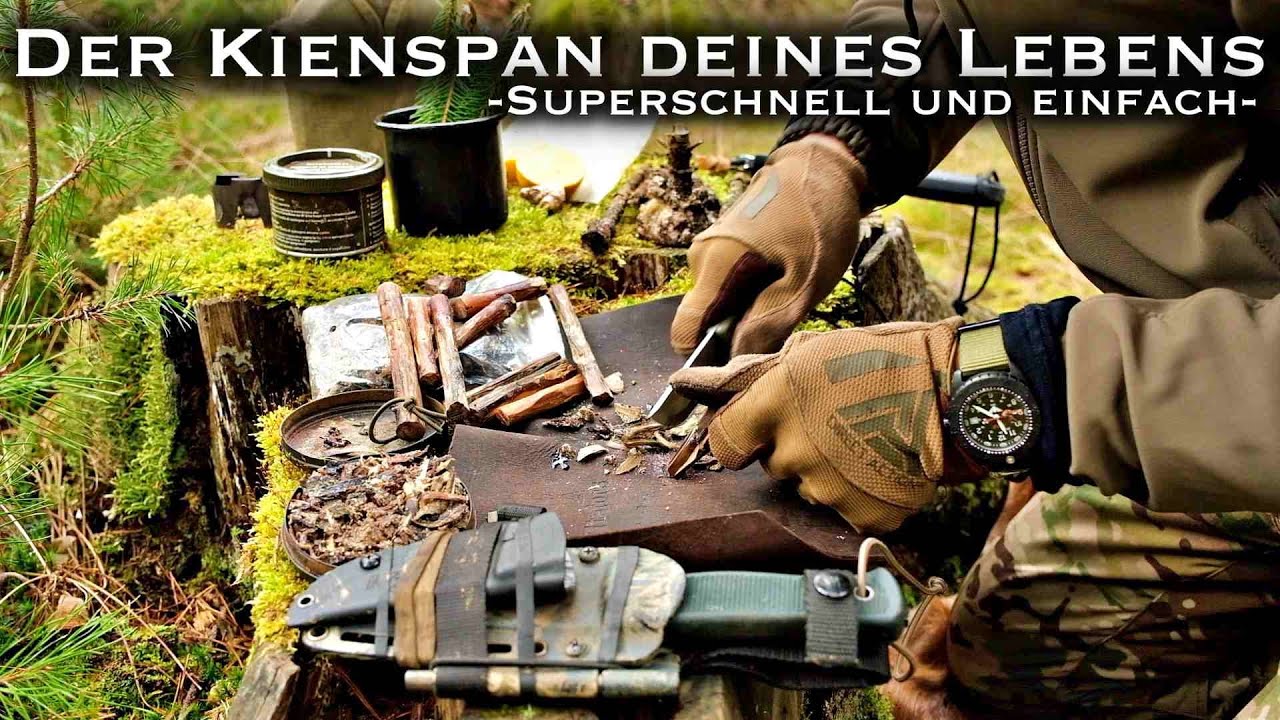 So findest du den Kienspan deines Lebens - ganz einfach - Bio Anzünder und Lichtquelle kostenlos