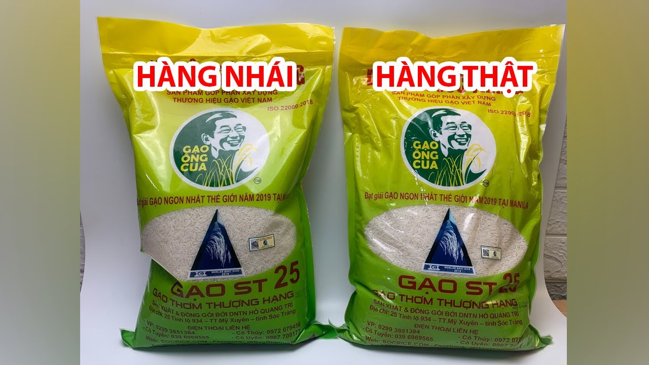 Gạo ST25 Sóc Trăng Chính Hãng Và Cách Phân Biệt Thật Và Giả Năm 2022