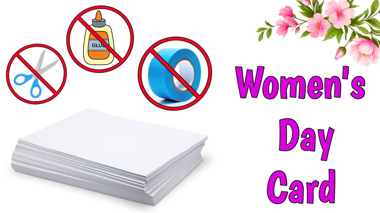 Women's day card । Women's day card ideas । Women's day greeting