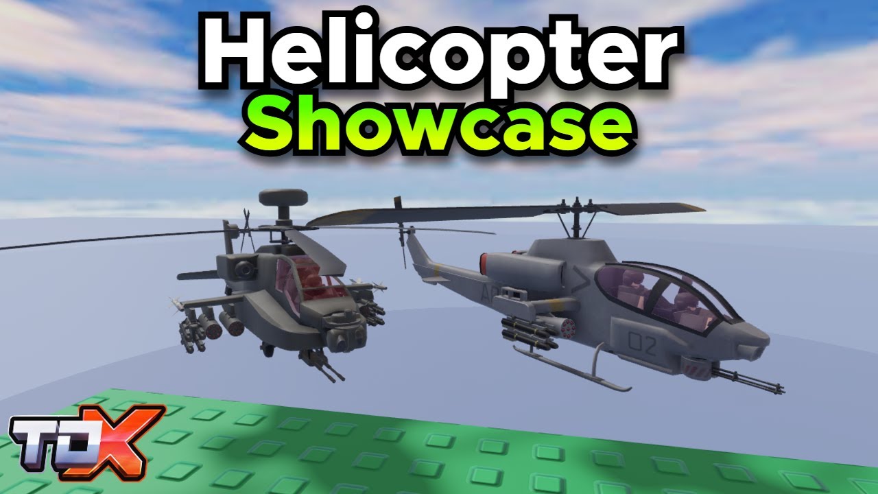 TDX Helicopter Showcase (Stats, Abilities, Gameplay) - Tower Defense X Roblox
