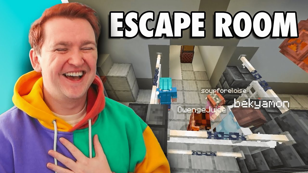 NEW MINECRAFT ESCAPE ROOM! W/Bekyamon, soupforeloise & OwengeJuice