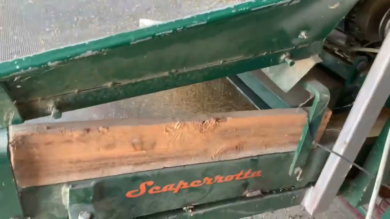 Cernitrice per cereali autocostruita (trifoglio alessandrino)
