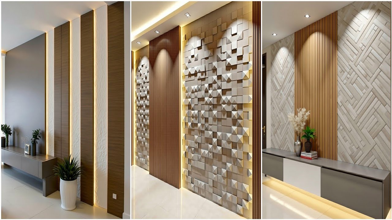 New 100 Modern Wall Decoration Ideas 2025 Latest Living Room Wall Cladding For Home Interior Design