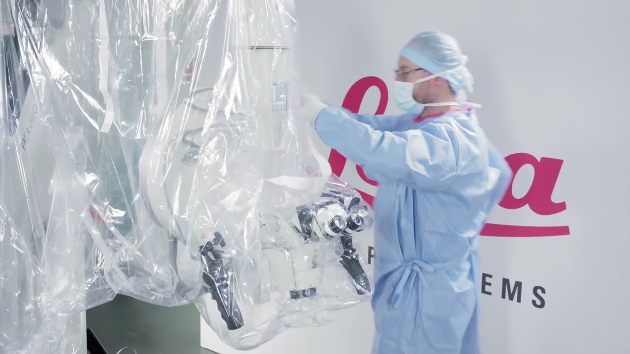 How to drape your ARveo 8x hybrid surgical microscope