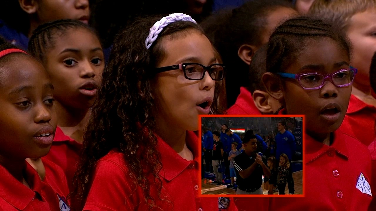 Orlando Junior Academy - 1/4/2017 National Anthem