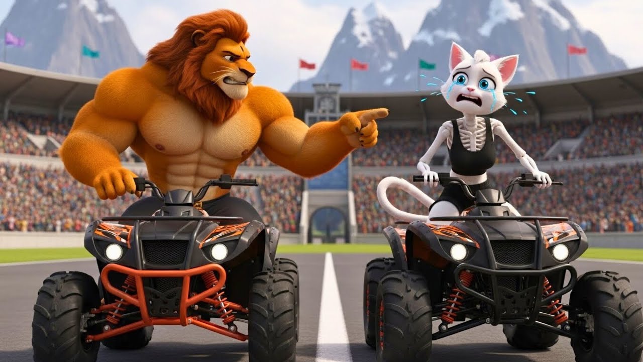 Skeleton Cat vs Muscle Lion &mdash; The Rivalry That Never Ends