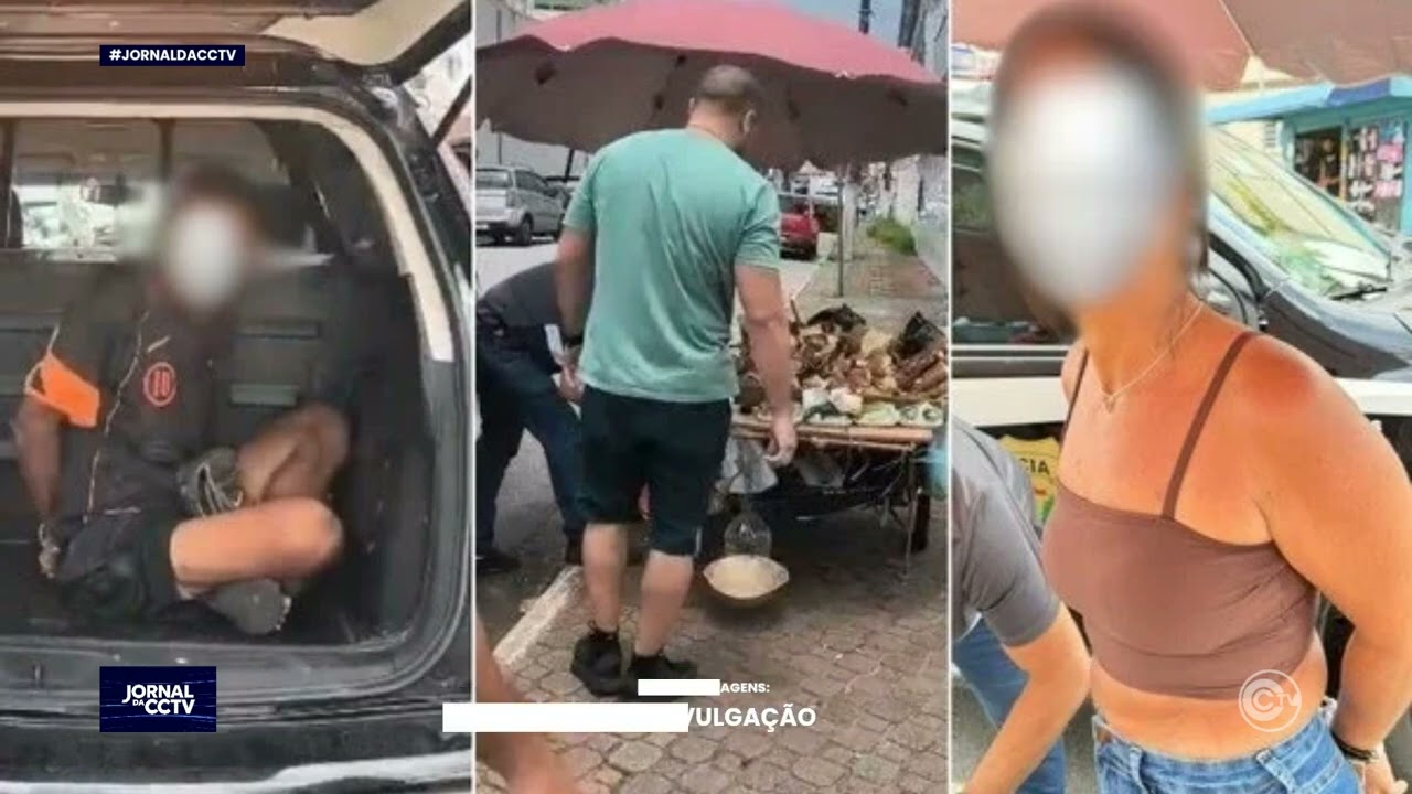 Casal foragido a 10 anos é preso em Praia Grande vendendo mandioca 