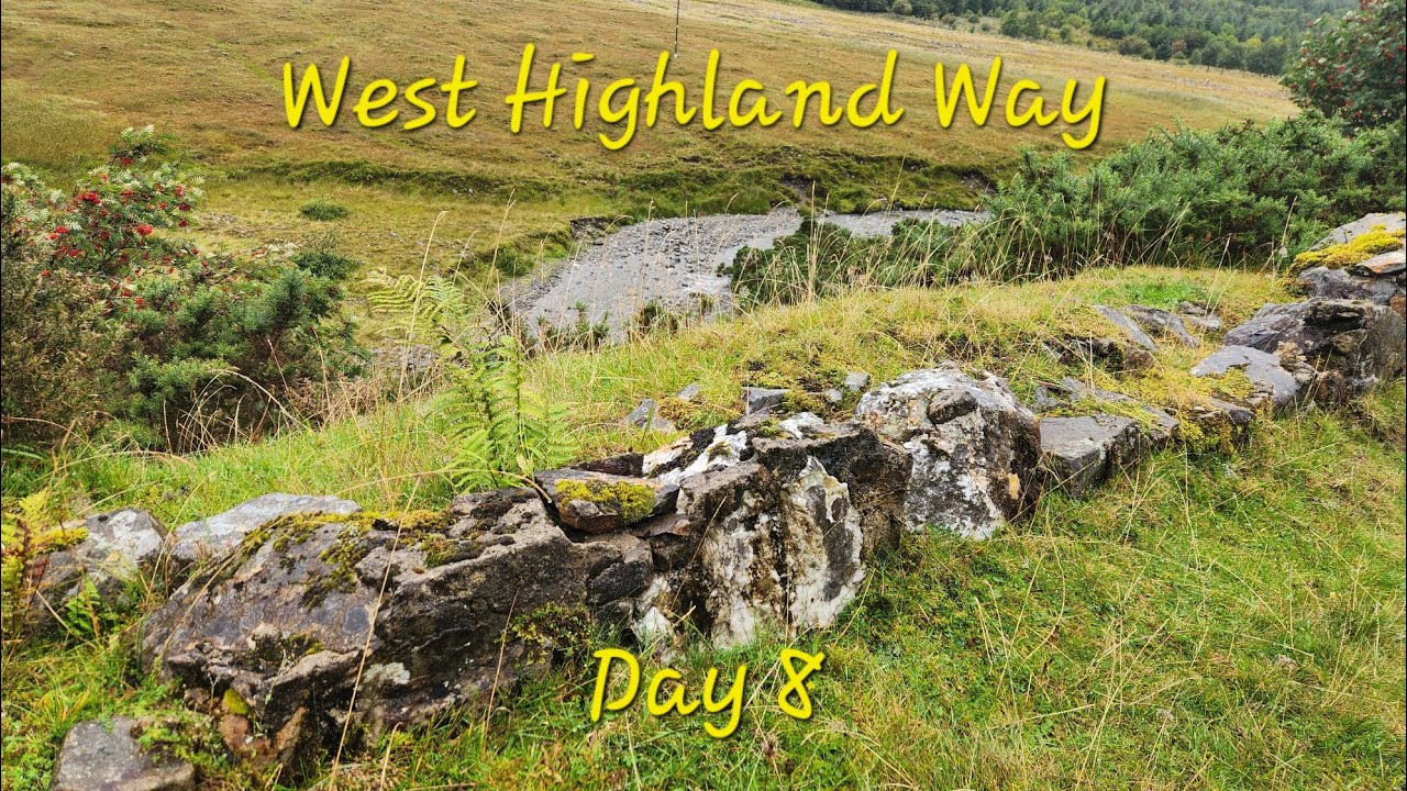 West Highland Way  Day 8  ( Bridge of Orchy to Kingshouse) 60.3 -72.4  Mileage