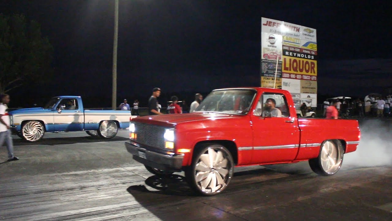 Shortbed C10s on 28s go HEAD TO HEAD! #BigRimRaceOfTheWeek