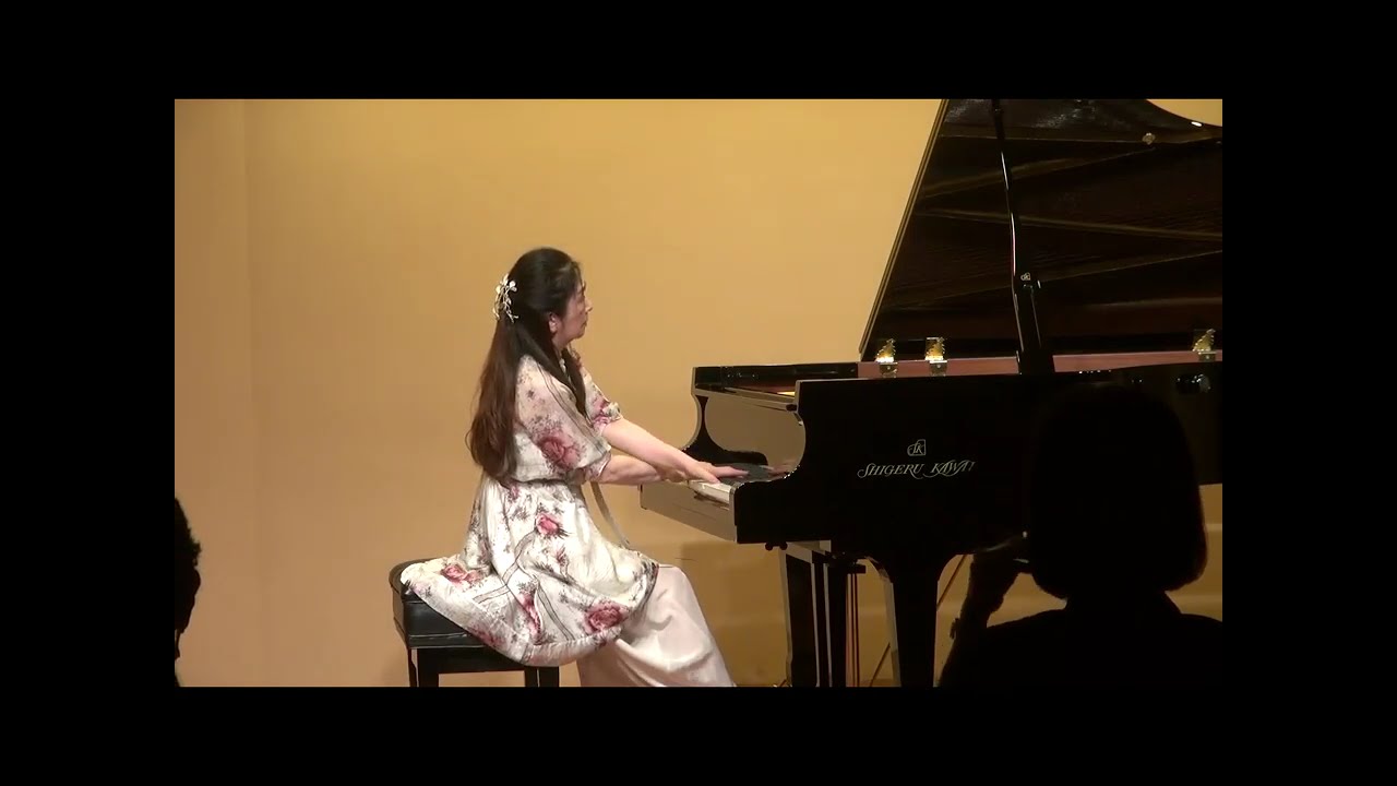 ドビュッシー　１２のエチュードより　１０． 対比する響きのために　（ピアノ　田中晴子）◆名古屋◆