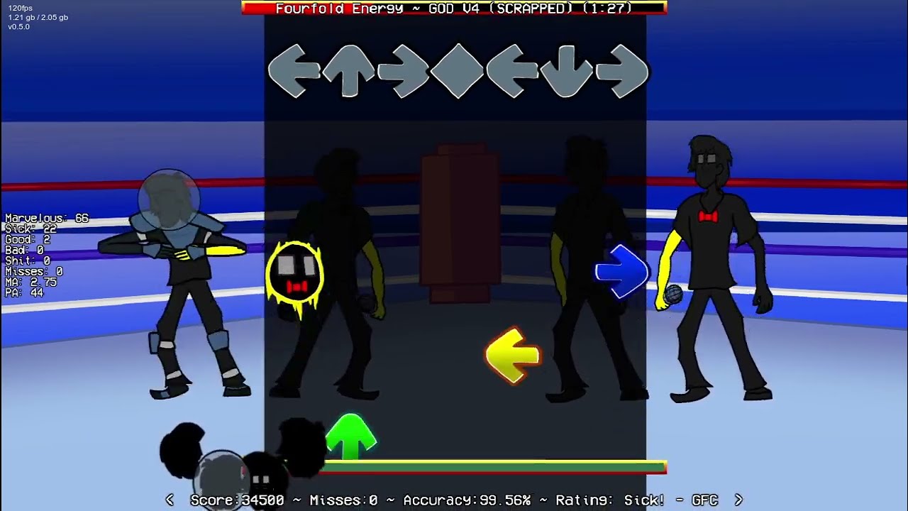 [FNF] Fourfold Energy God Mode FC - Shaggy x Matt God Mode Collection v3 Deluxe Expansion Pack 7