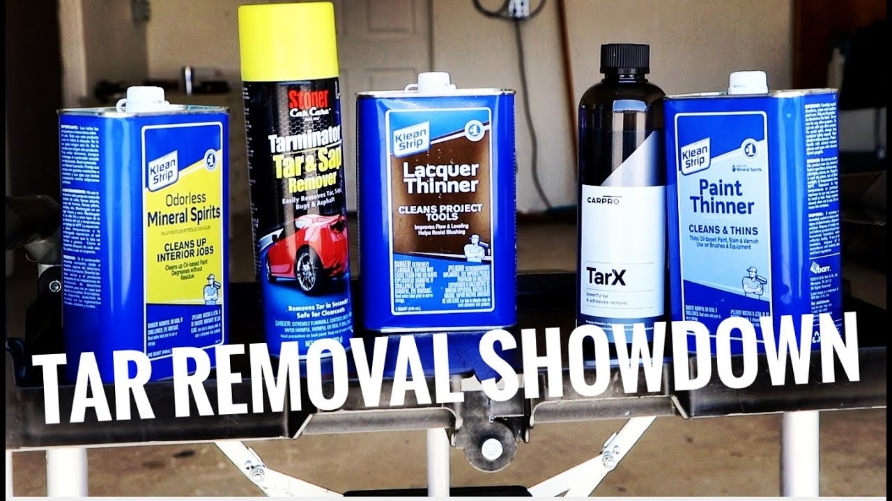 BEST TAR REMOVER for auto detailing? The ultimate battle!
