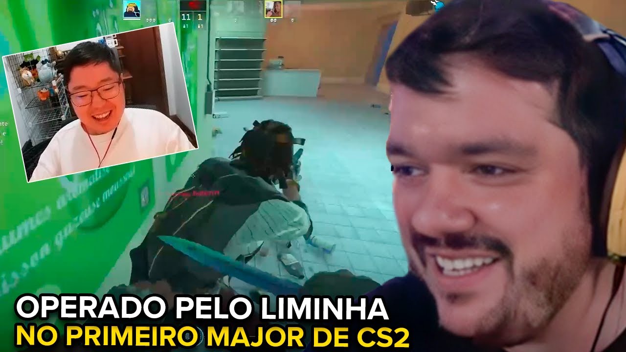 O LIMINHA OPERANDO NO X1 NO PRIMEIRO MAJOR CS2  | CORTES DO GAULES