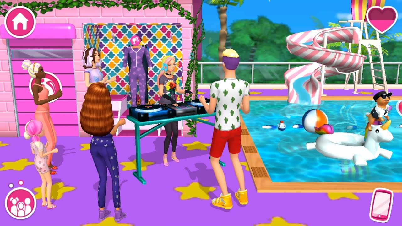 Barbie Dreamhouse Adventures - New Outfits for Barbie & Daisy - Simulation Game
