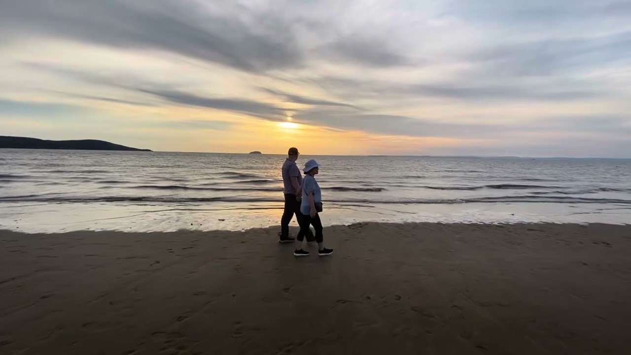 The Beach at sunset @ Weston-super-Mare 