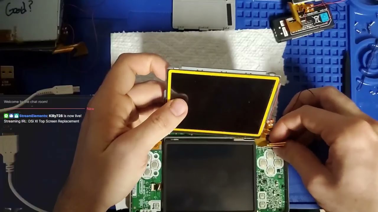 [VOD] Top Screen replacement for Bronze DSi XL WW406876360 (Little commentary)