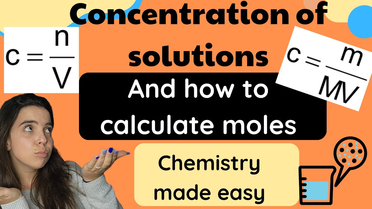 Concentration of solutions Chemistry