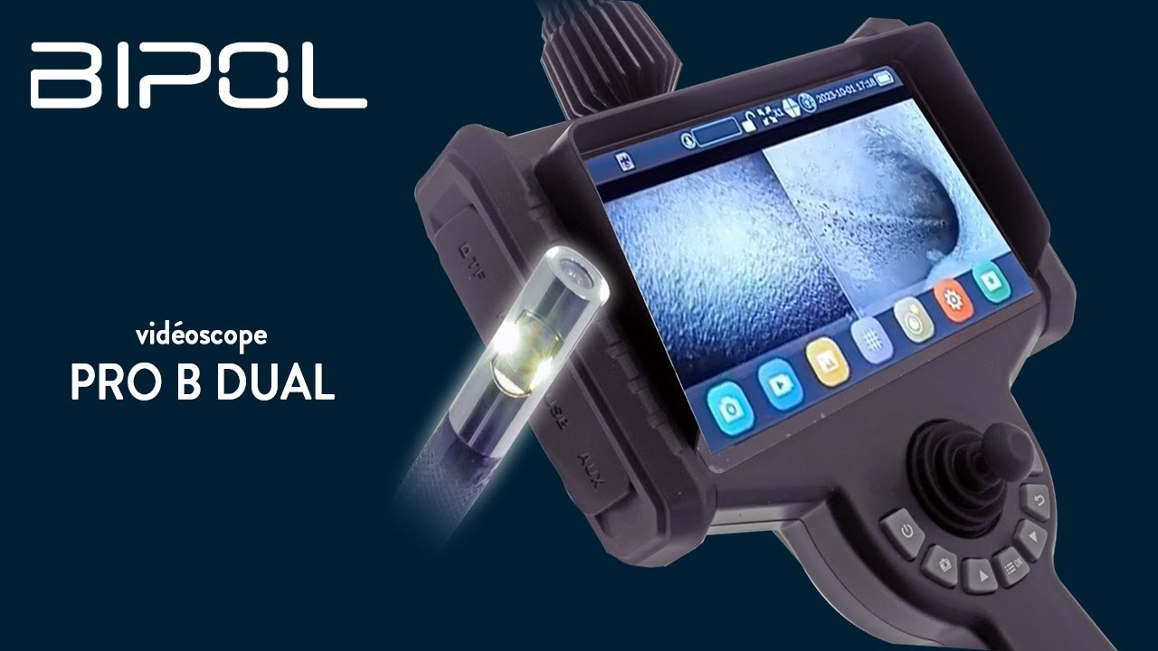 Présentation du vidéoscope Bipol PRO B DUAL - Double vision 0° & 90°