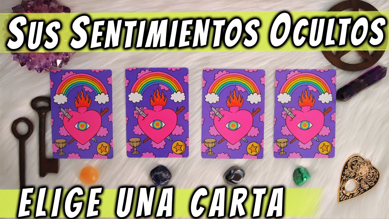 LECTURA DE AMOR: SUS SENTIMIENTOS OCULTOS HACIA TI - Tarot interactivo 🔮✨