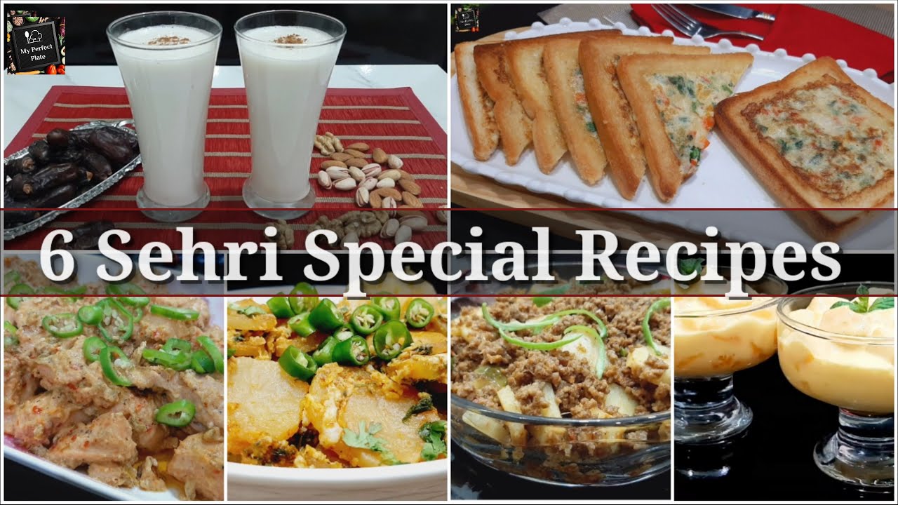 6 Sehri Special Recipes | Quick & Easy Sehri Recipes | My Perfect Plate #sehrirecipe #sehri