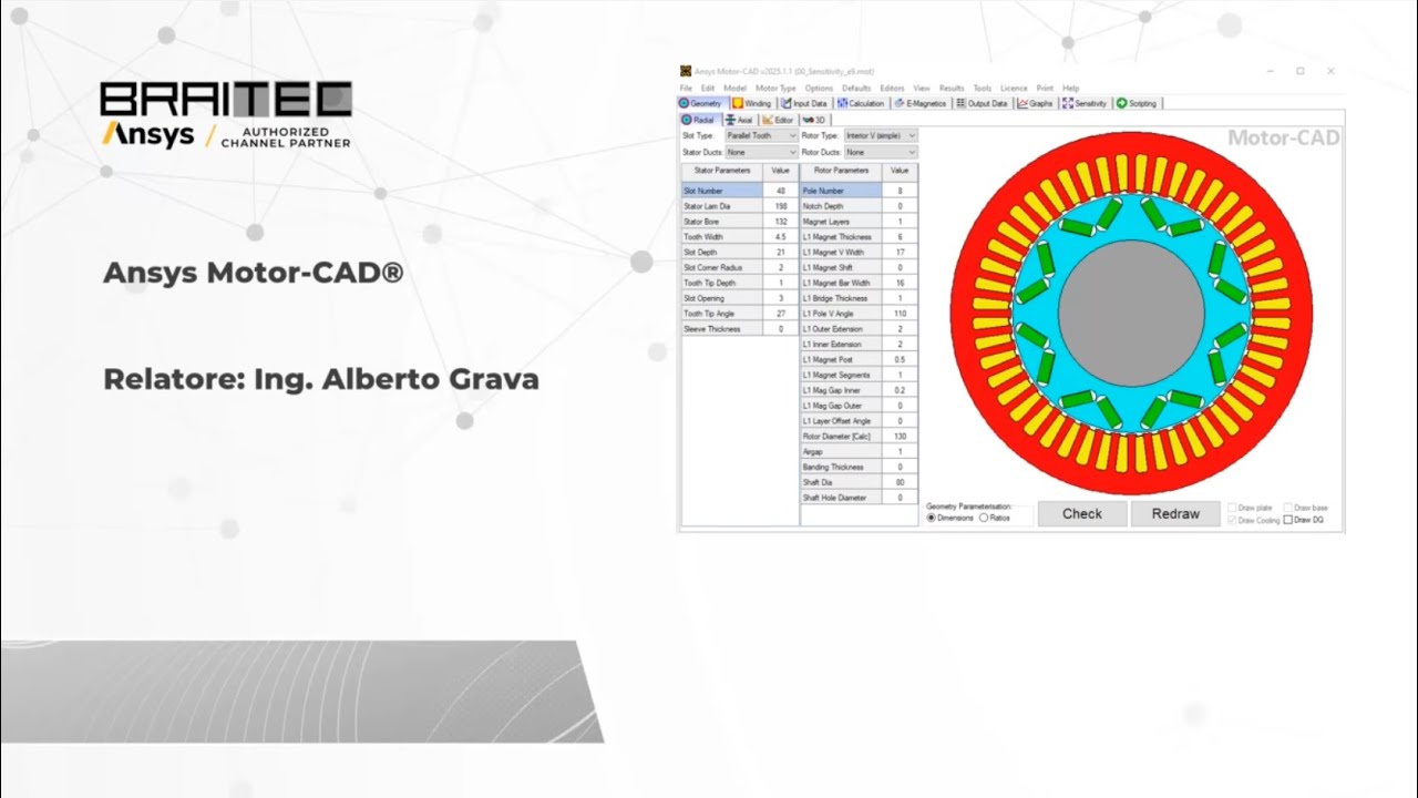 Progettazione di macchine elettriche efficienti e innovative con Ansys Motor CAD