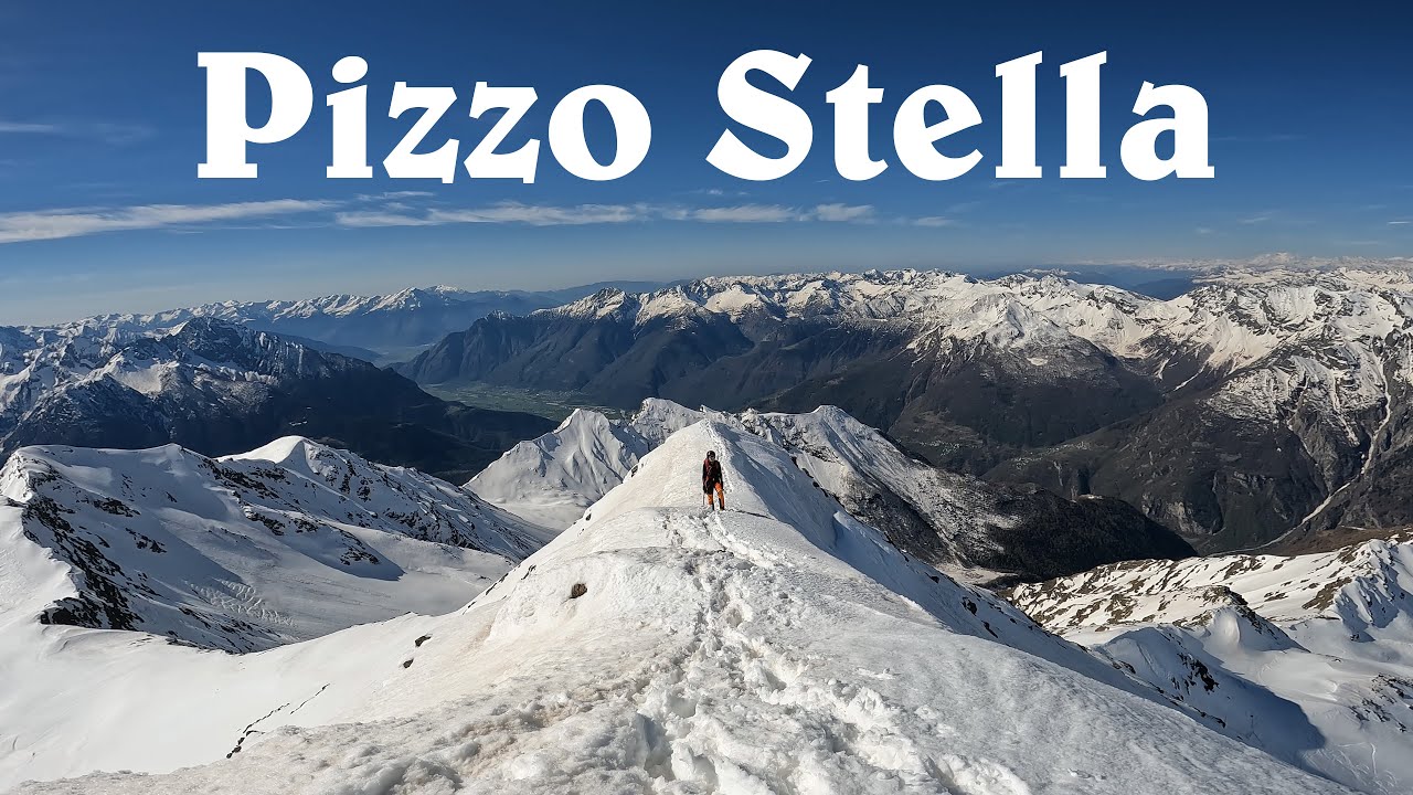 Scialpinismo - Pizzo Stella, via normale