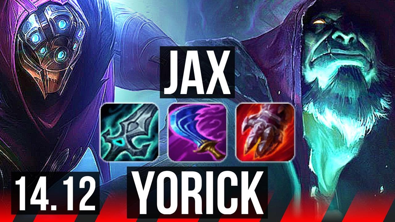 JAX vs YORICK (TOP) | 10 solo kills, 50k DMG, Dominating | VN Diamond | 14.12