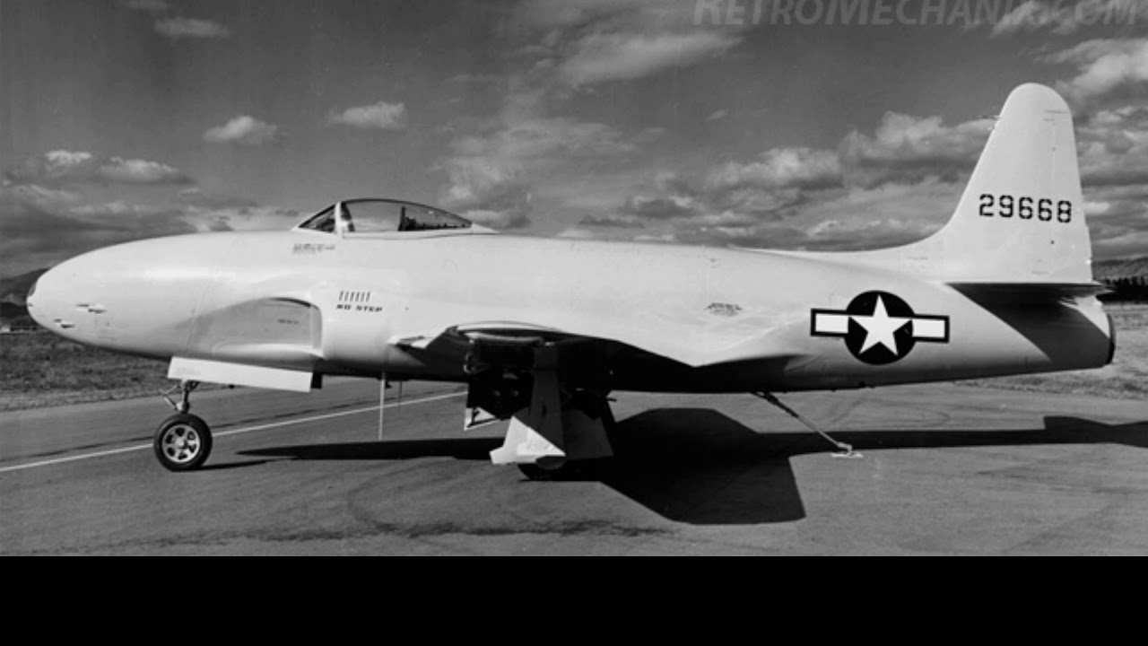F-80 Shooting Star | Первый американский реактивный истребитель