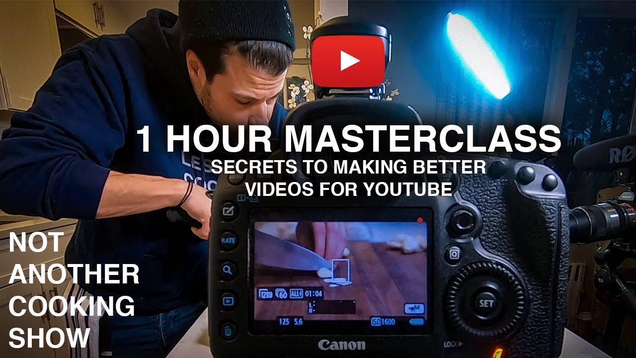 how I SHOOT & EDIT my youtube cooking show