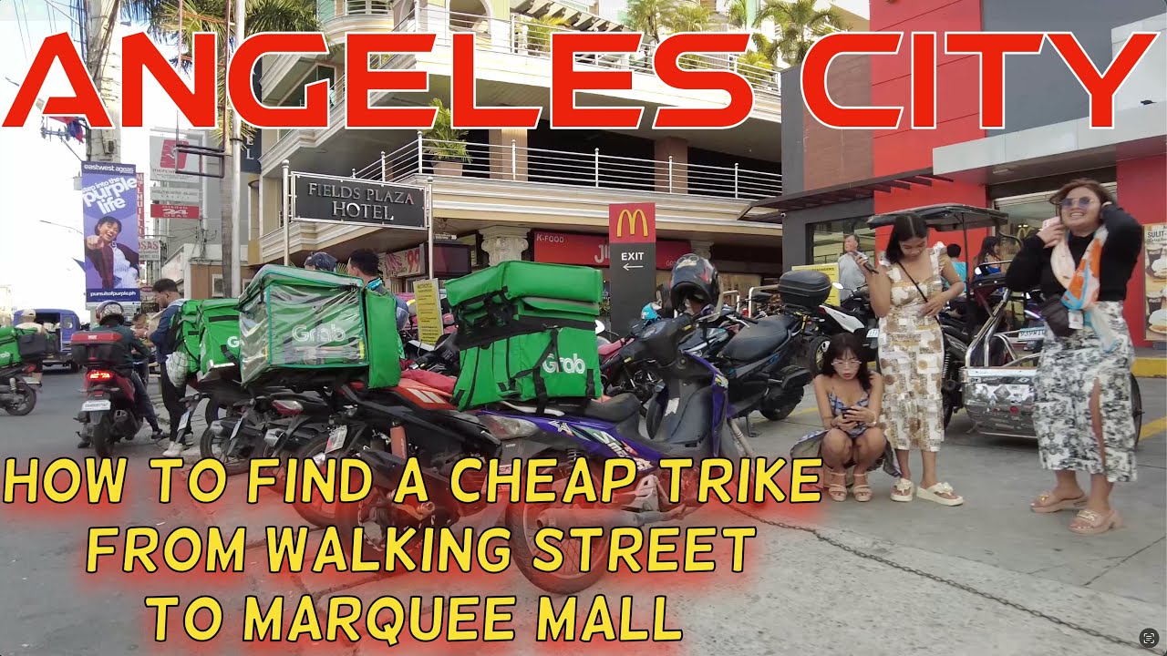 How to Find a Cheap Trike from Walking Street to Marquee Mall | Angeles City