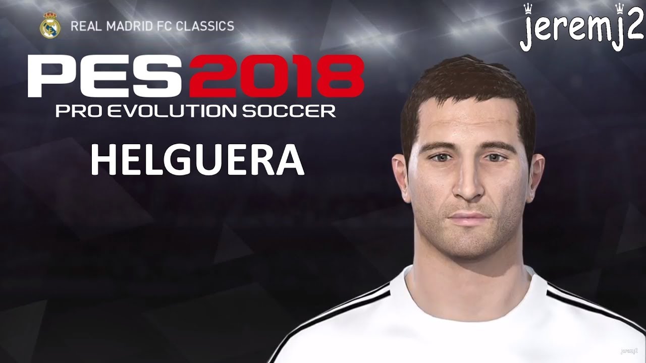 I. HELGUERA Face + stats edit PES 2018 ou 2019 (Real Madrid classics)