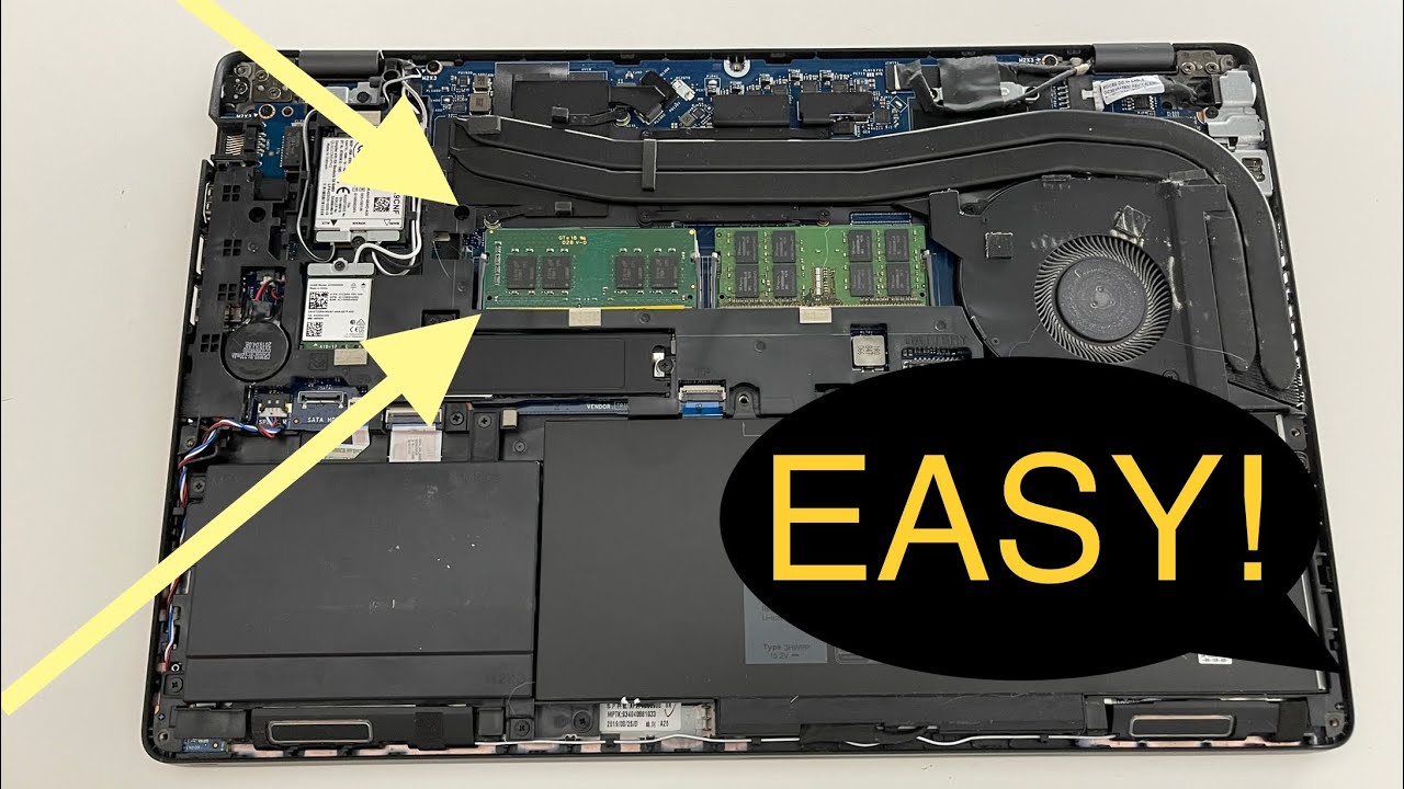 How to Upgrade Laptop RAM Dell Latitude Precision 3541 to Speed Up Windows Easy