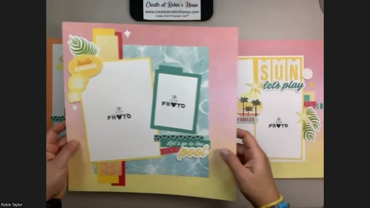Beach Time Scrap Workshop Tips