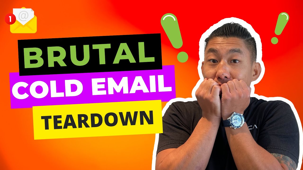 BRUTAL cold email teardown!