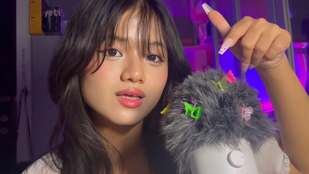 Asmr bug searching and plucking 🐛 (mouth sounds)