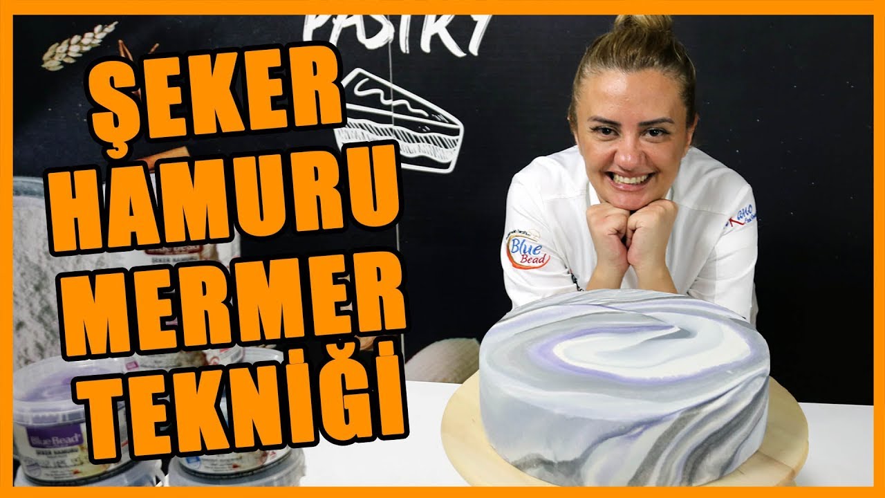 Şeker Hamuru Mermer Tekniği Nasıl Yapılır?