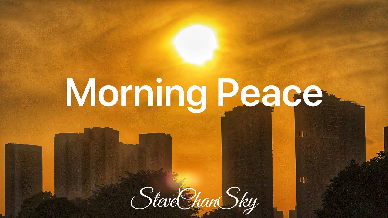 Morning Peace Over the City | Peaceful Morning Calm | 4K Relaxing Nature