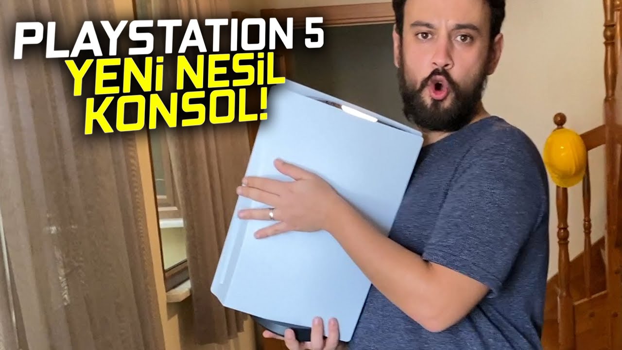 PLAYSTATION 5 ELİMDE! KUTUSUNU AÇTIK! (BUNUN FİYATI DA 8300 TL)