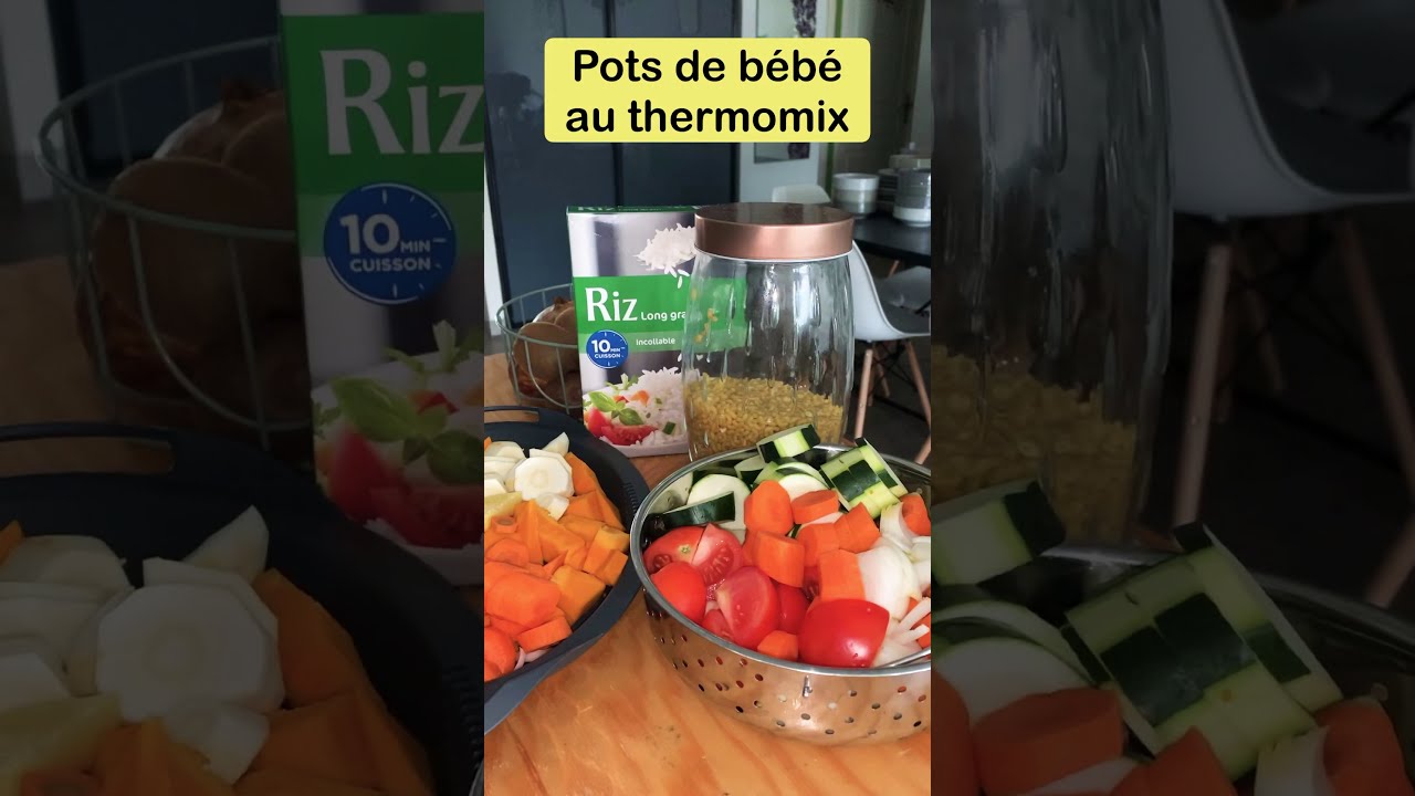 Pots de bébé purée au thermomix (a partir de 8 mois)