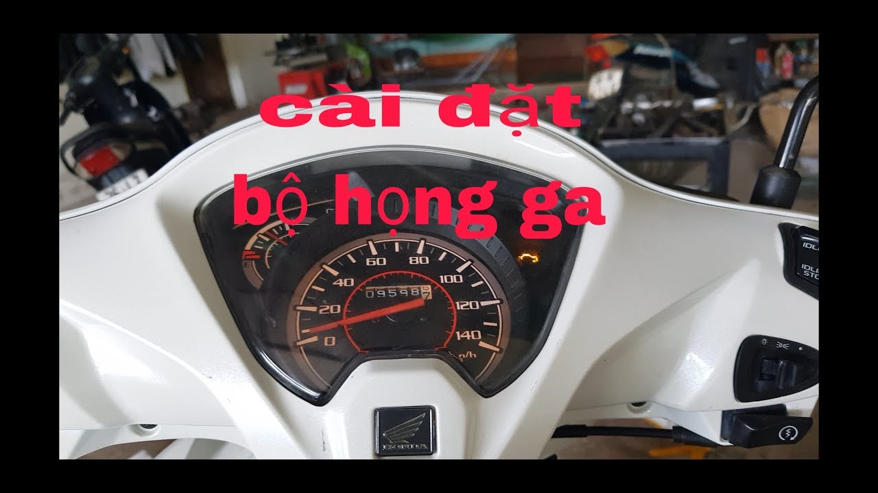 Cài đặt bộ họng ga trên dòng xe honda / ການຕັ້ງຄ່າຄວາມສູງ