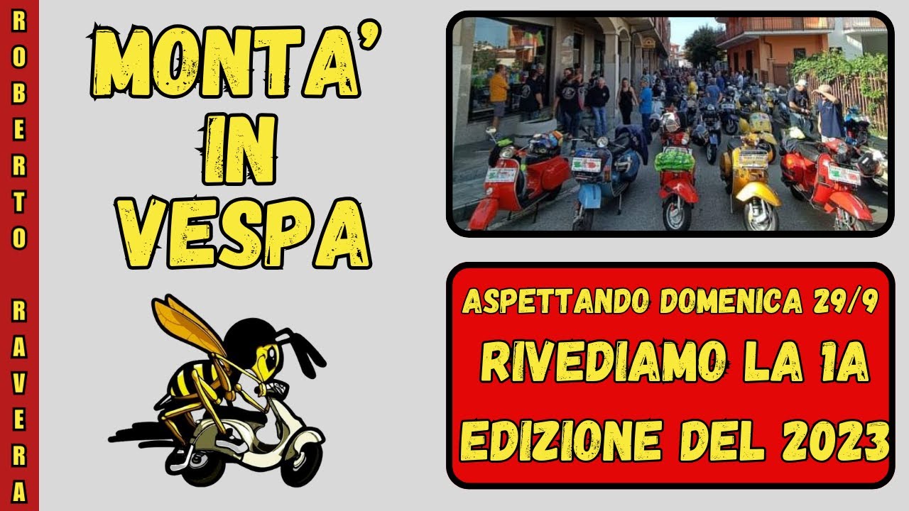 MONTA' IN VESPA 1a Ed. 2023