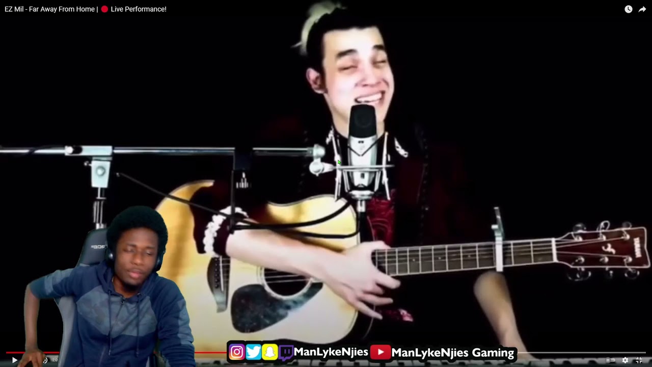 😓😥😢 | EZ Mil - Far Away From Home | 🔴 Live Performance! - REACTION