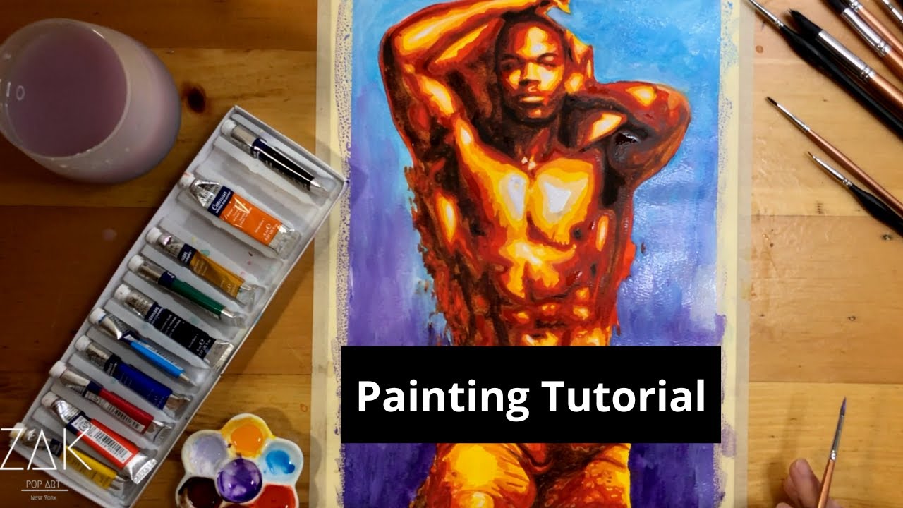 Painting Tutorial Time lapse Episode (38) 