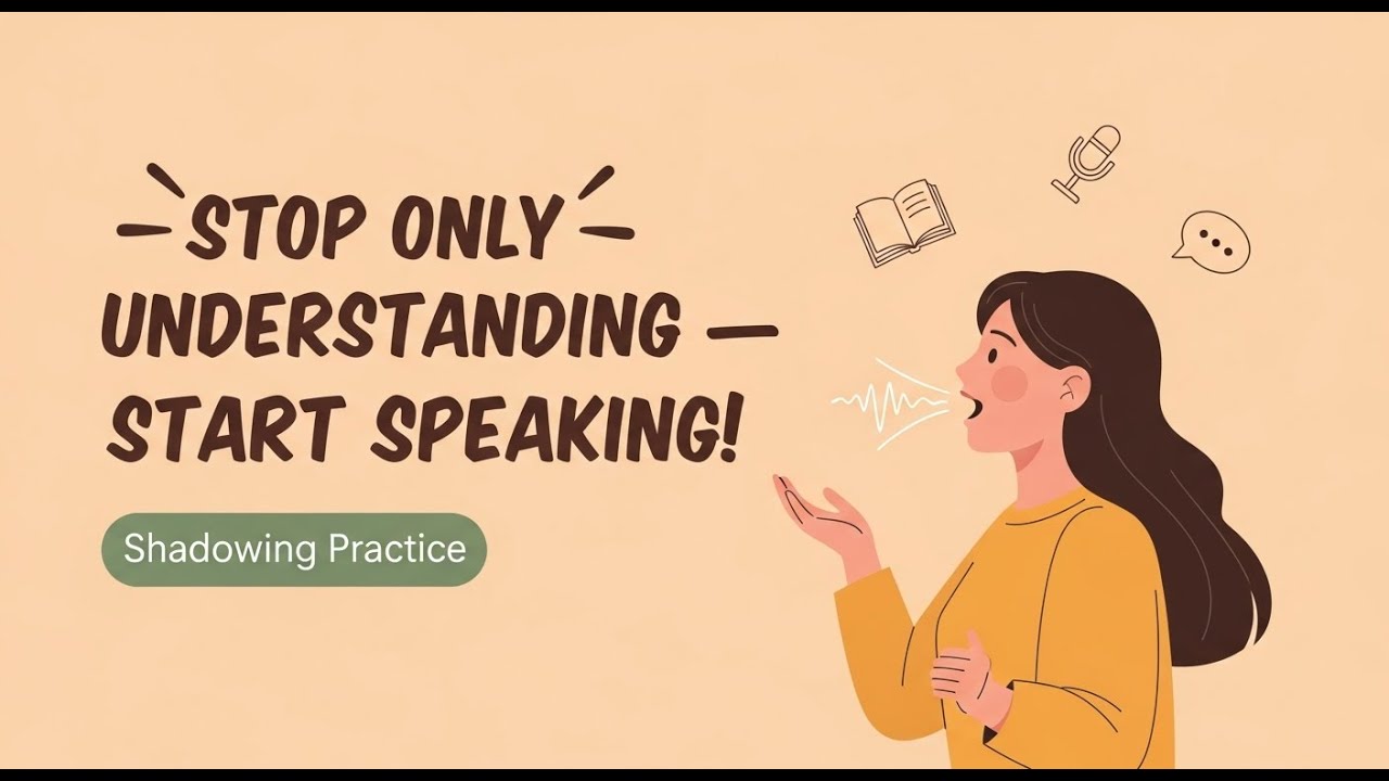 Learn English Podcast (A1 - B1) Train Your Mouth to Speak English Fluently #shadowing #learnenglish