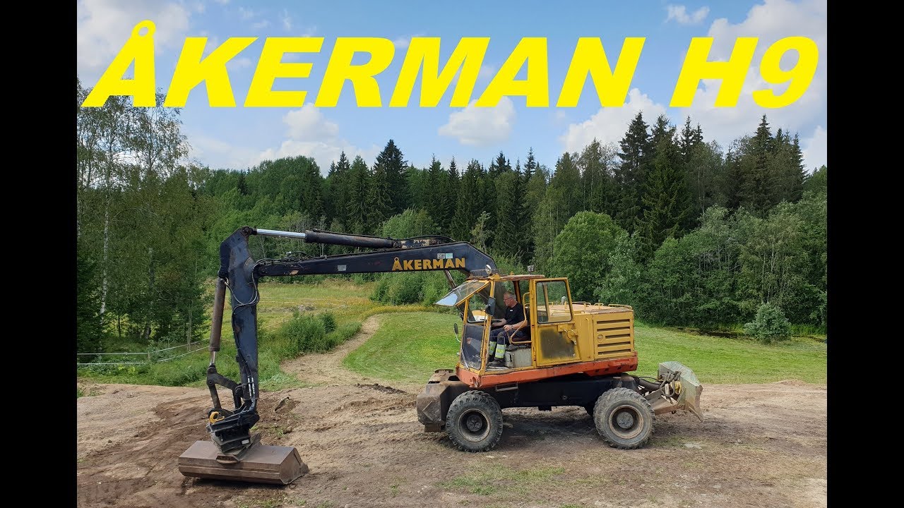 Åkerman H9 Gräver dränering