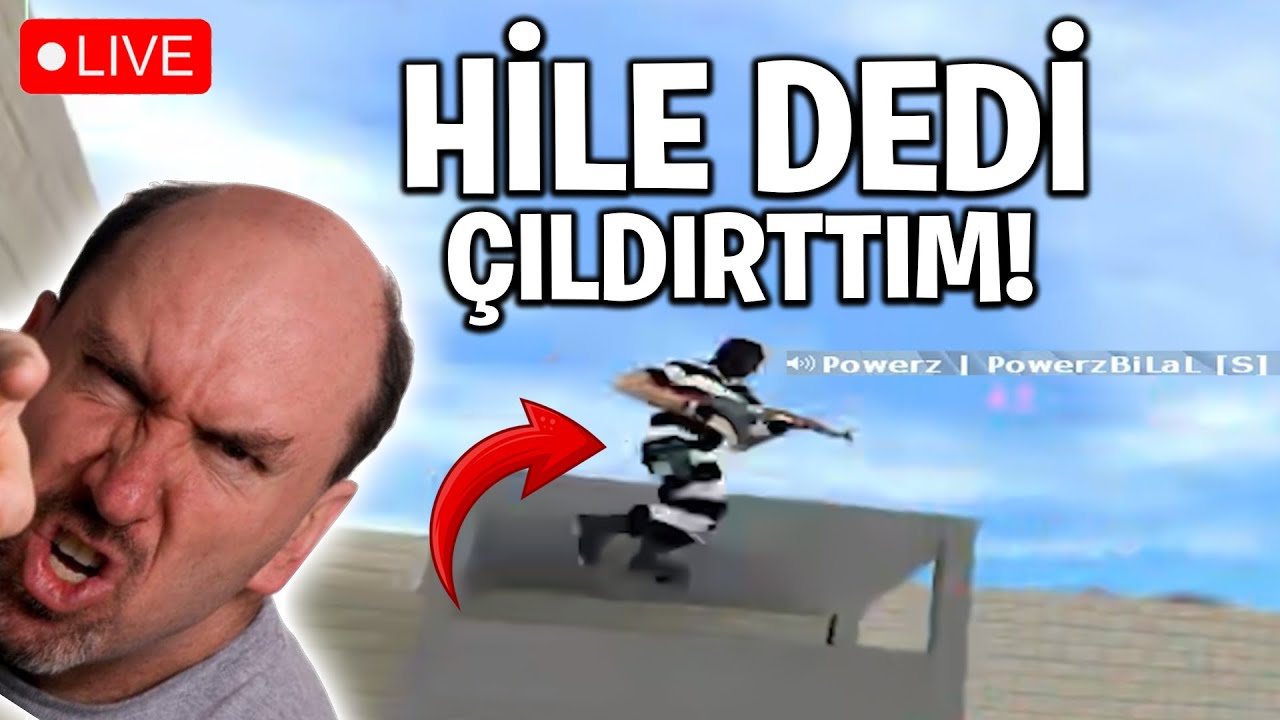 TİKTOKTA YAYINDA OLAN KOMUTÇUYU İSYAN ATARAK OYUNDAN SOĞUTTUM 🤬 - CS 1.6 Jailbreak