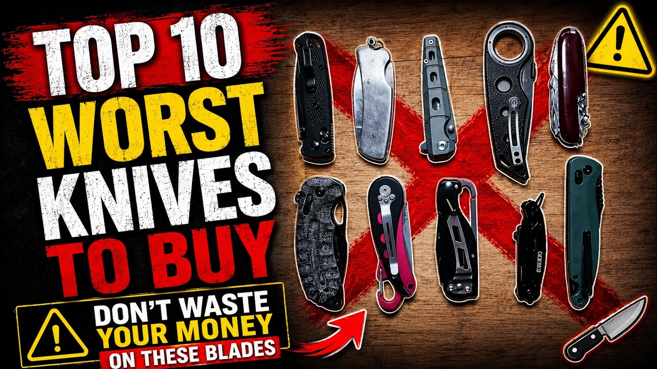 Top 10 WORST Knives to Buy ⚠️ | Don&rsquo;t Waste Your Money on These Blades 🔪