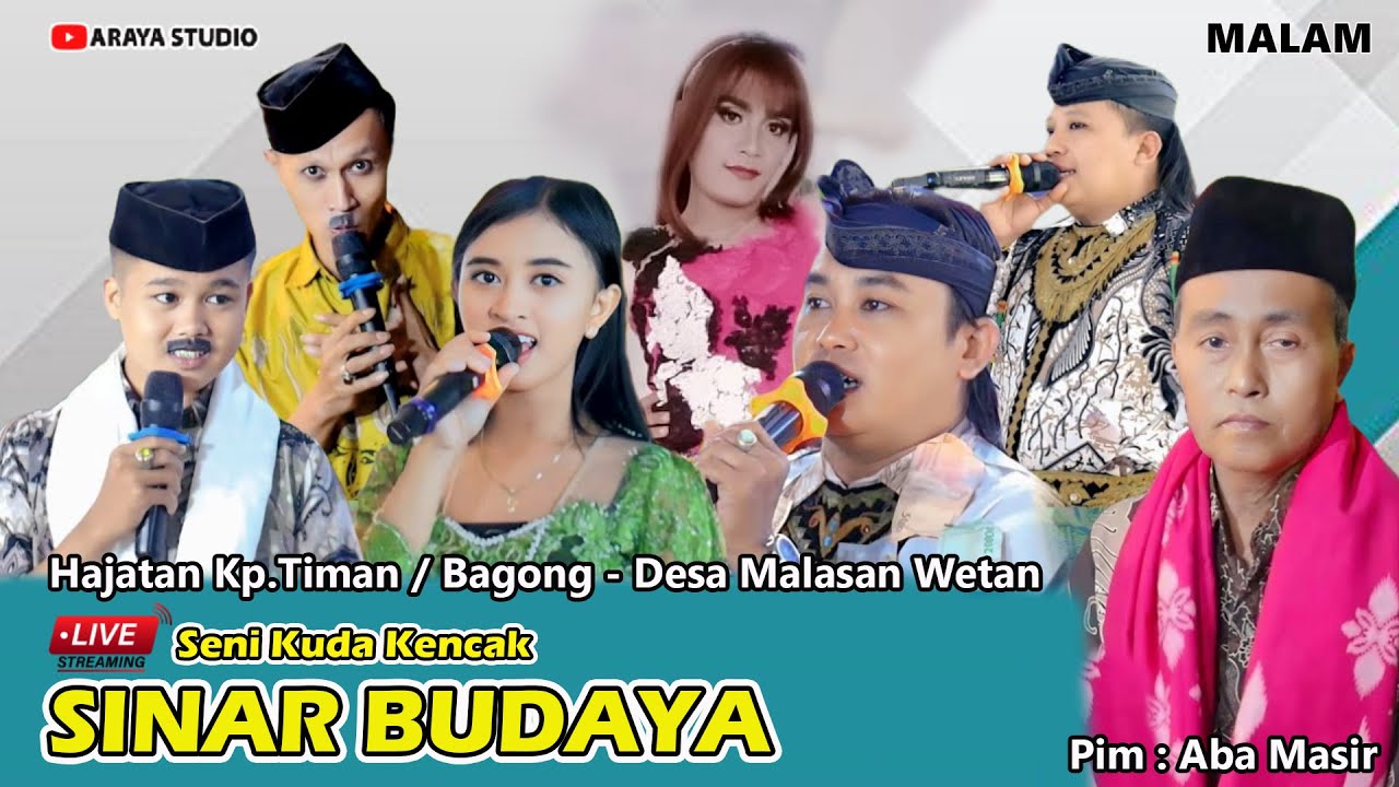 Live Malam Kuda Kencak Sinar Budaya Di Hajatnya Kp.Timan / Bagong Desa Malasan Wetan