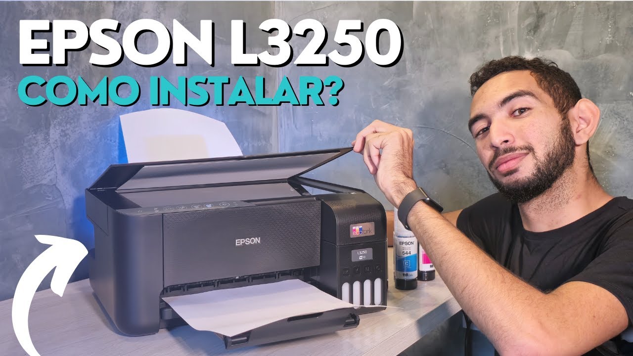 EPSON L3250 impressora BOA e COMPLETA! Unboxing e Instalação