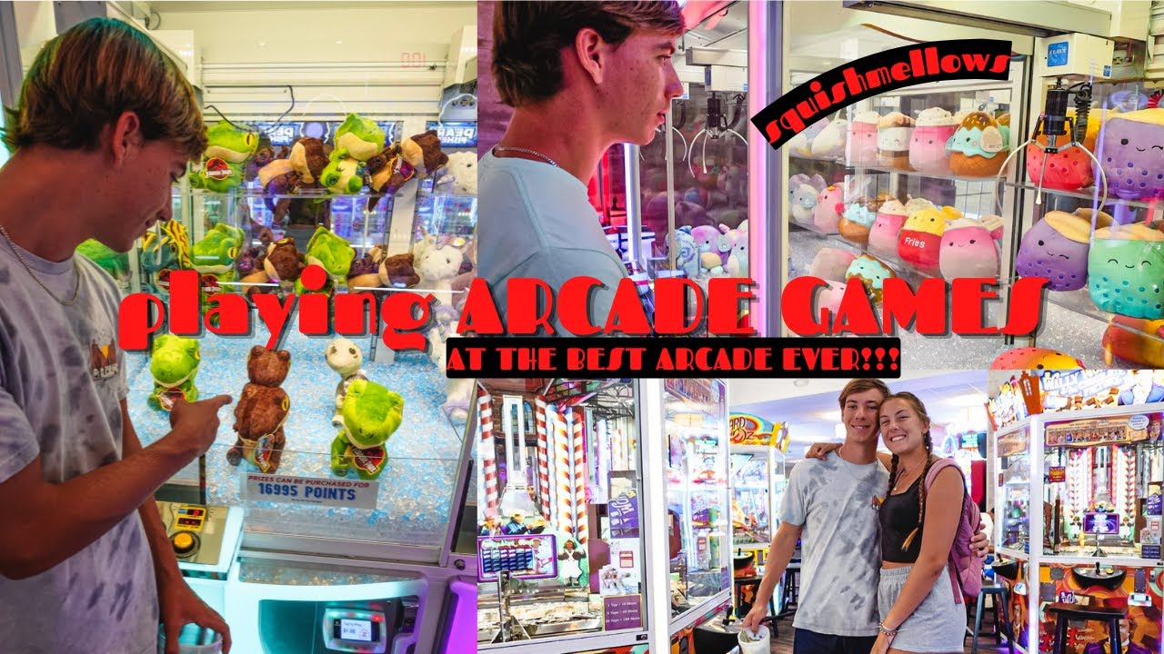 WINNING JACKPOTS + PLAYING ARCADE GAMES AT FANTASY ISLAND ARCADE IN NEW JERSEY | DOWN THE CLOWN